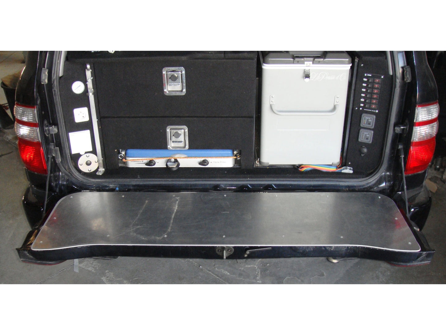 2.5mmAluminumTailgateProtectorforToyotaLandCruiserHDJ100HZJ105N4-Offroad