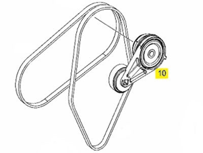 451SmartForTwo2007-2014BeltTensioner
