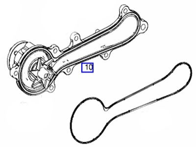 451SmartForTwo2007-2014WaterPumpwithSeal