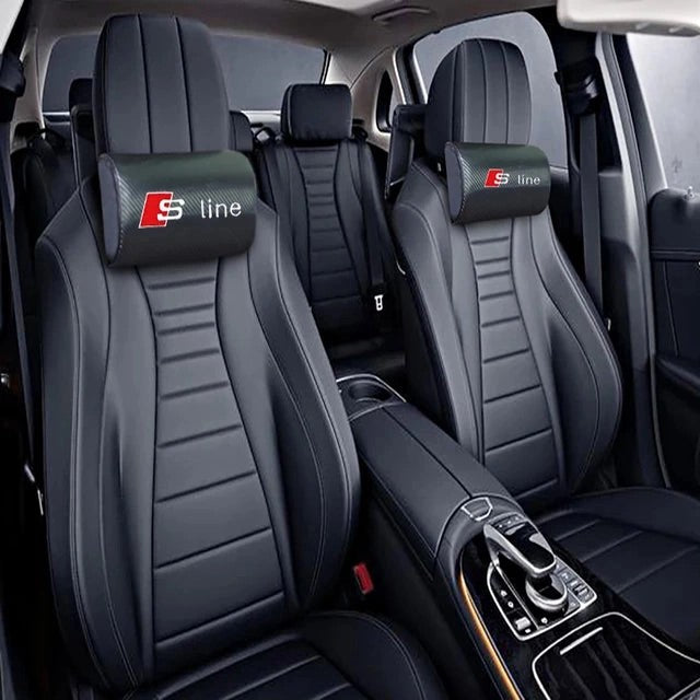 AudiS-lineCarHeadrestPillowsx2