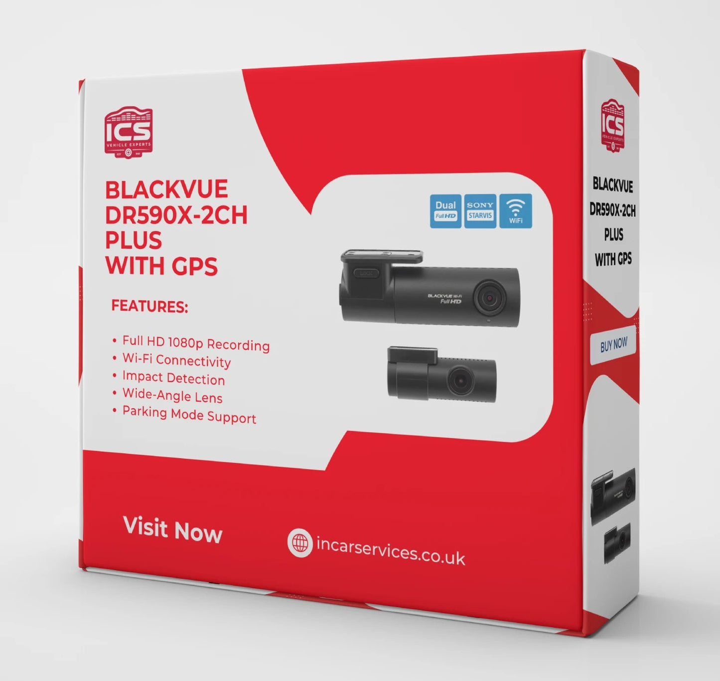 BlackVueDR590X-2CH(32GB)–DualFullHDDashCamwithProfessionalFitting