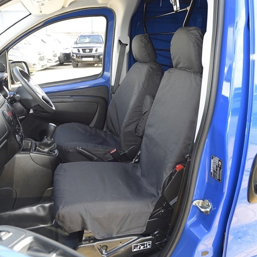 FiatFiorinoVan2008+TailoredSeatCovers-TwoFrontSeatsFoldDownPassengerSeat