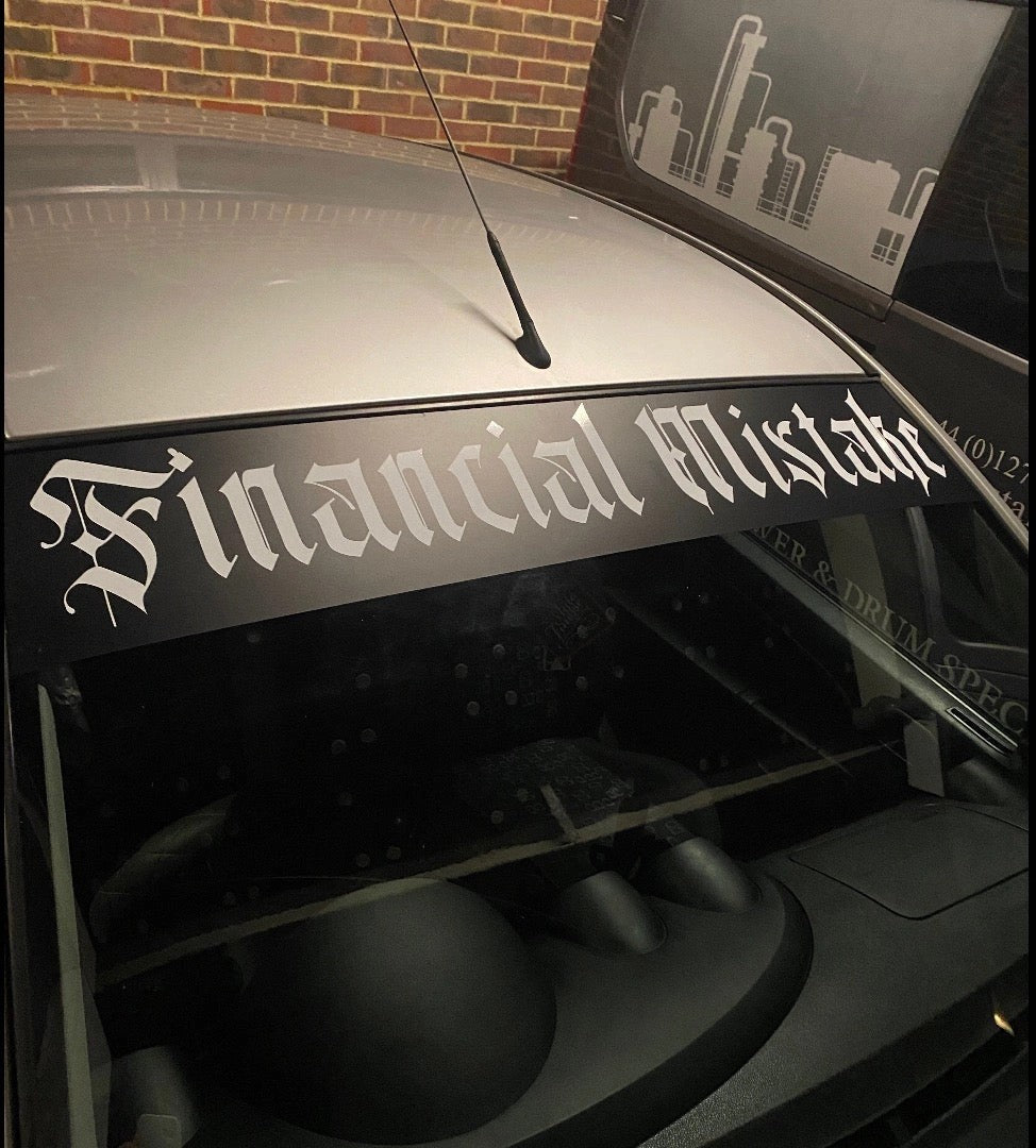 FinancialMistakeCarSunstrip(AllColours)