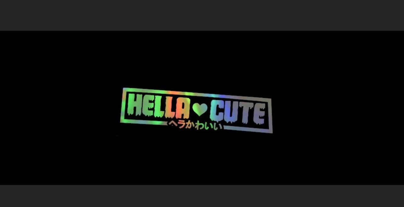 HellaCuteVinylCarSticker(AllColours&Sizes)
