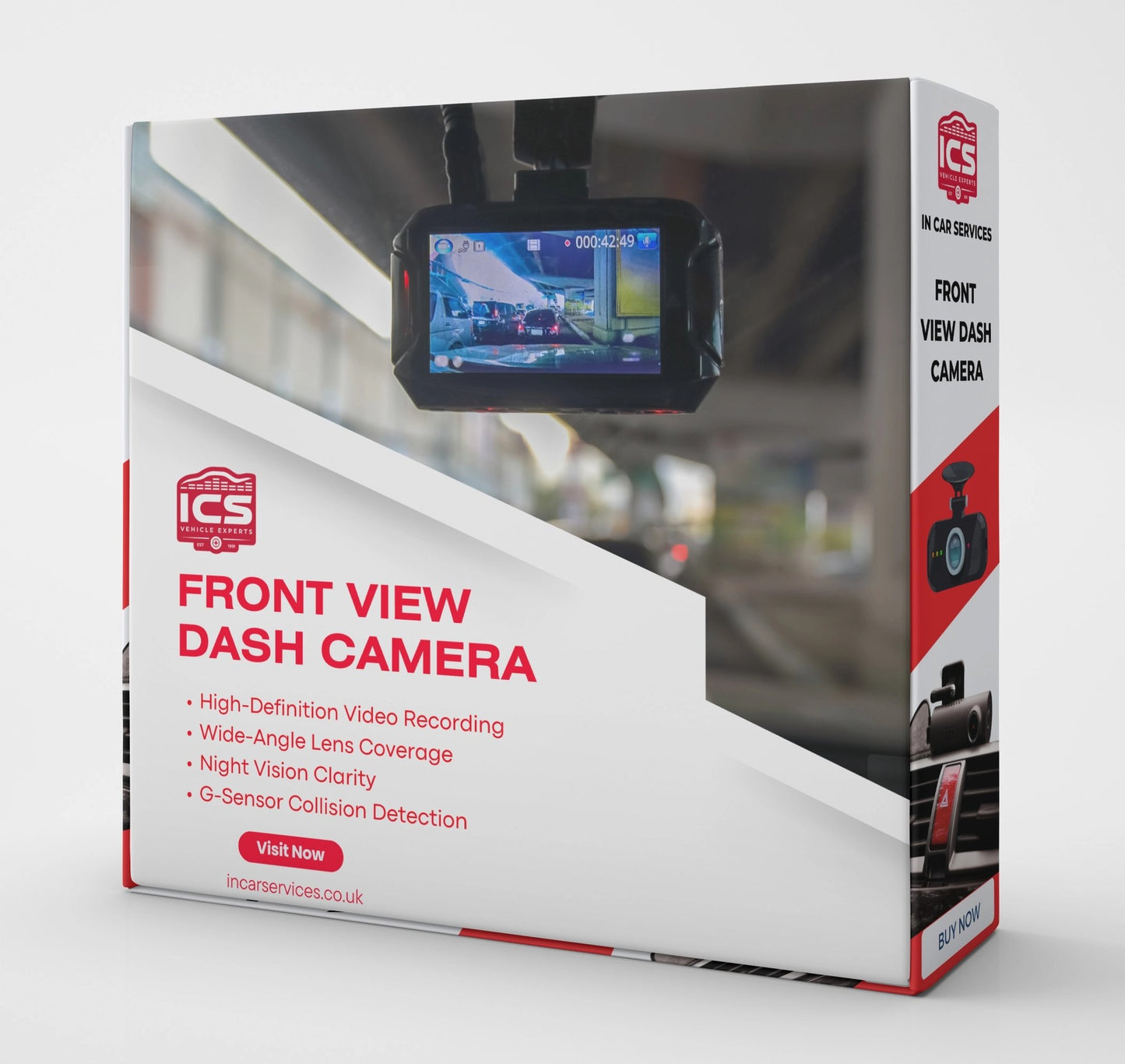 High-DefinitionFrontDashCamerawithProfessionalInstallation
