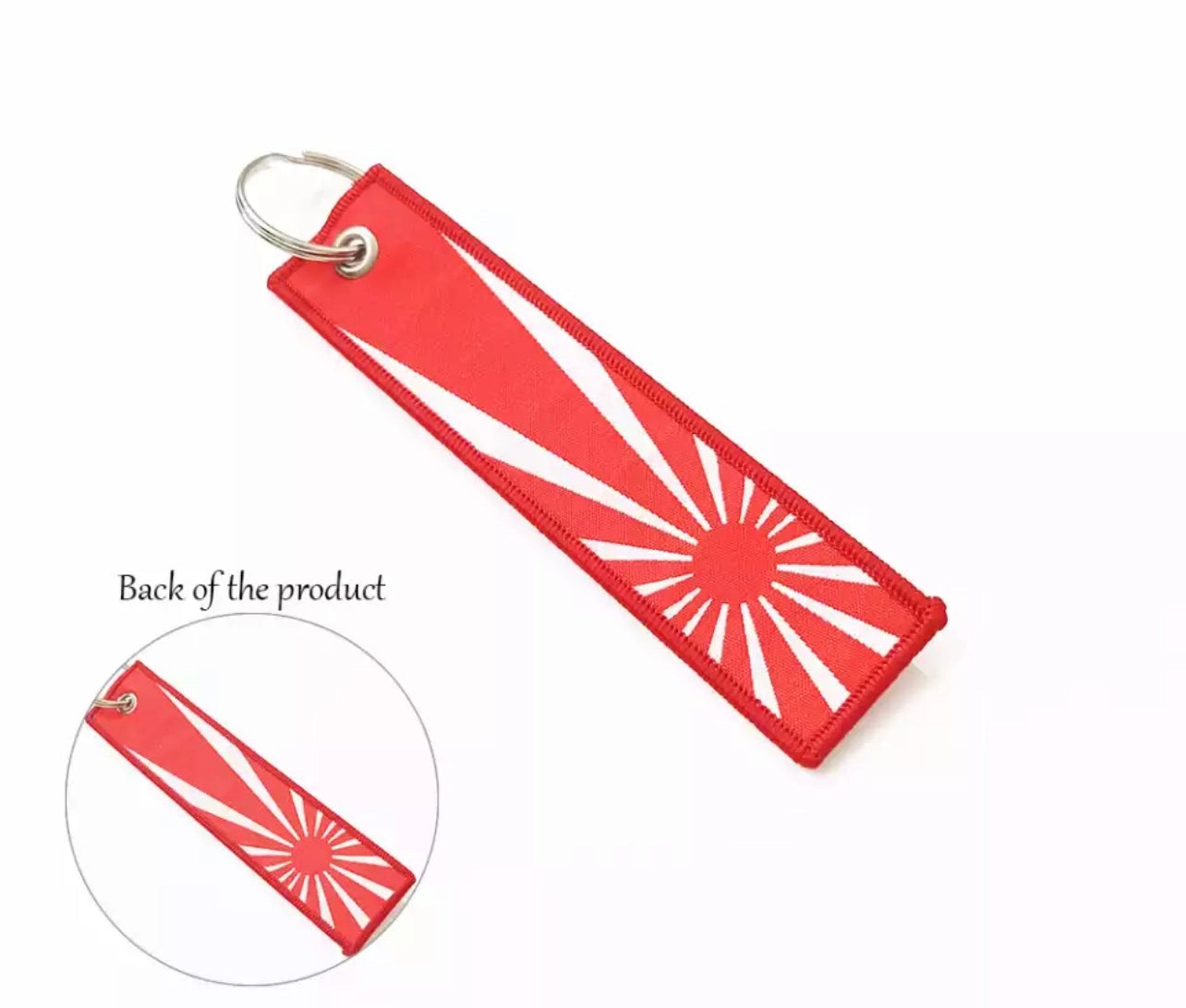 JapanFlagCarKeyringJettag