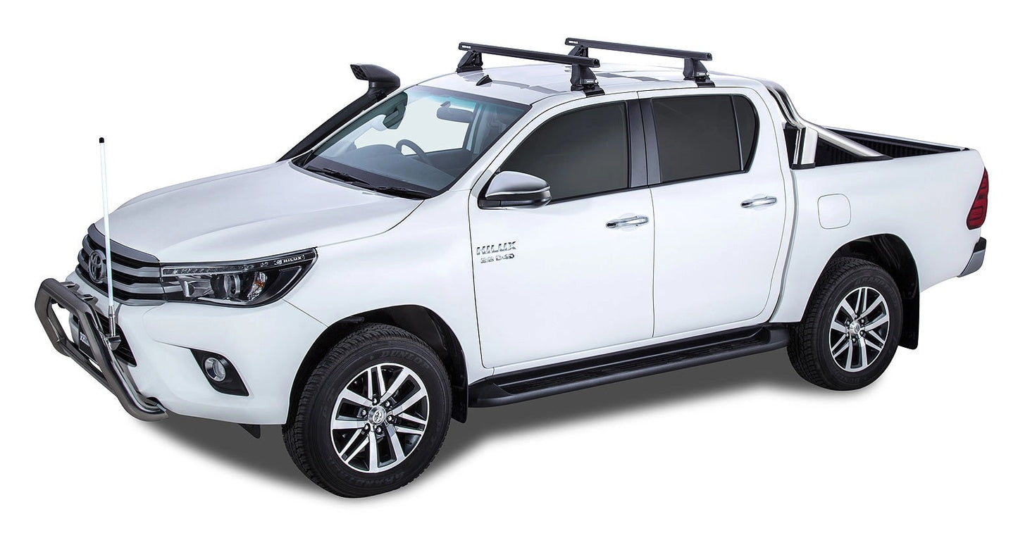Kit2LoadBarsHeavyDutynoire1250mm2500seriesToyotaHiluxRevo2015+-RHINO-RACK