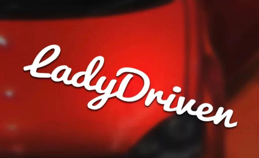 LadyDrivenVinylCarSticker(AllColours&Sizes)