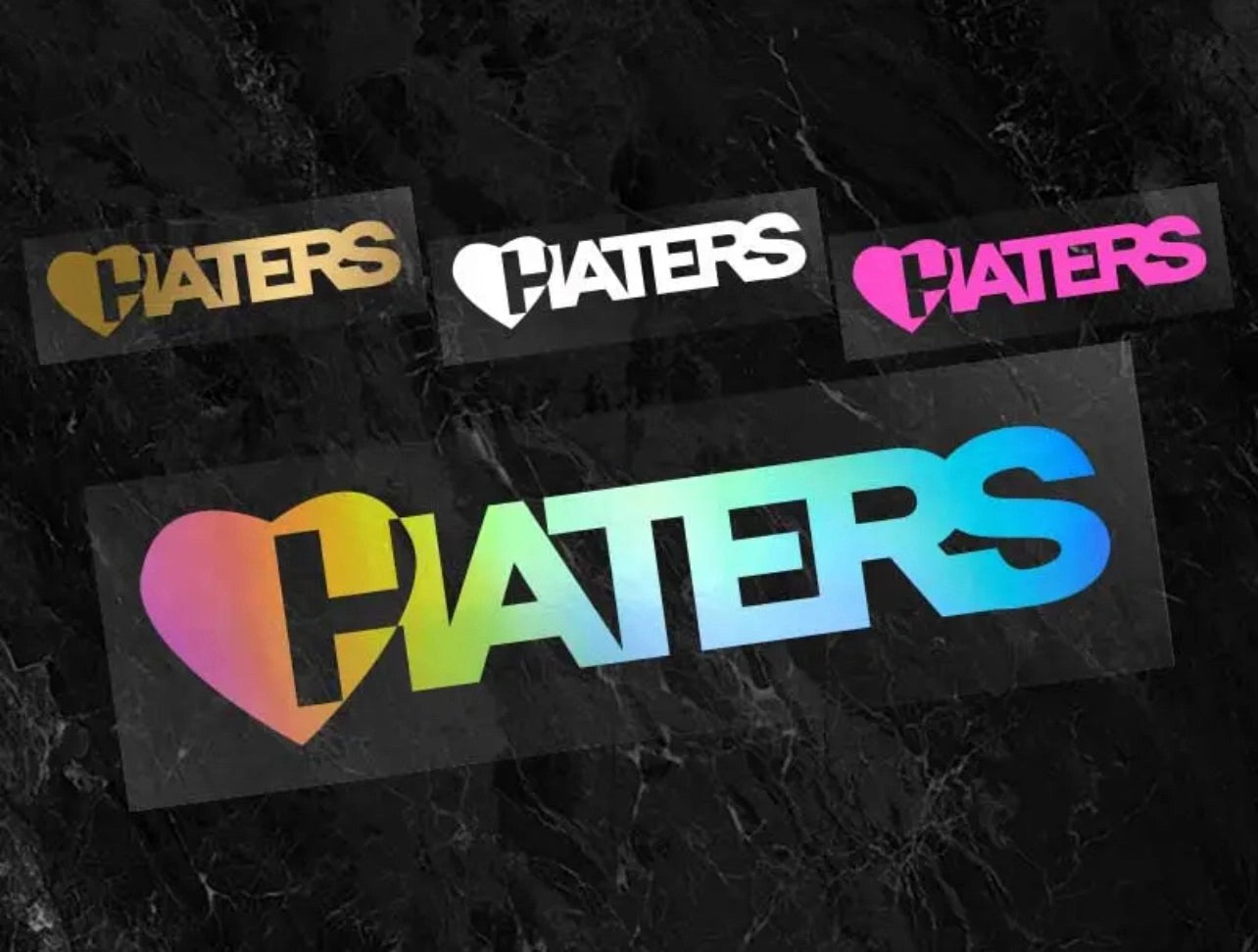 LoveHatersVinylSticker(AllColours&Sizes)