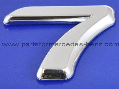 MercedesBodyorTailGateBadge–Number7