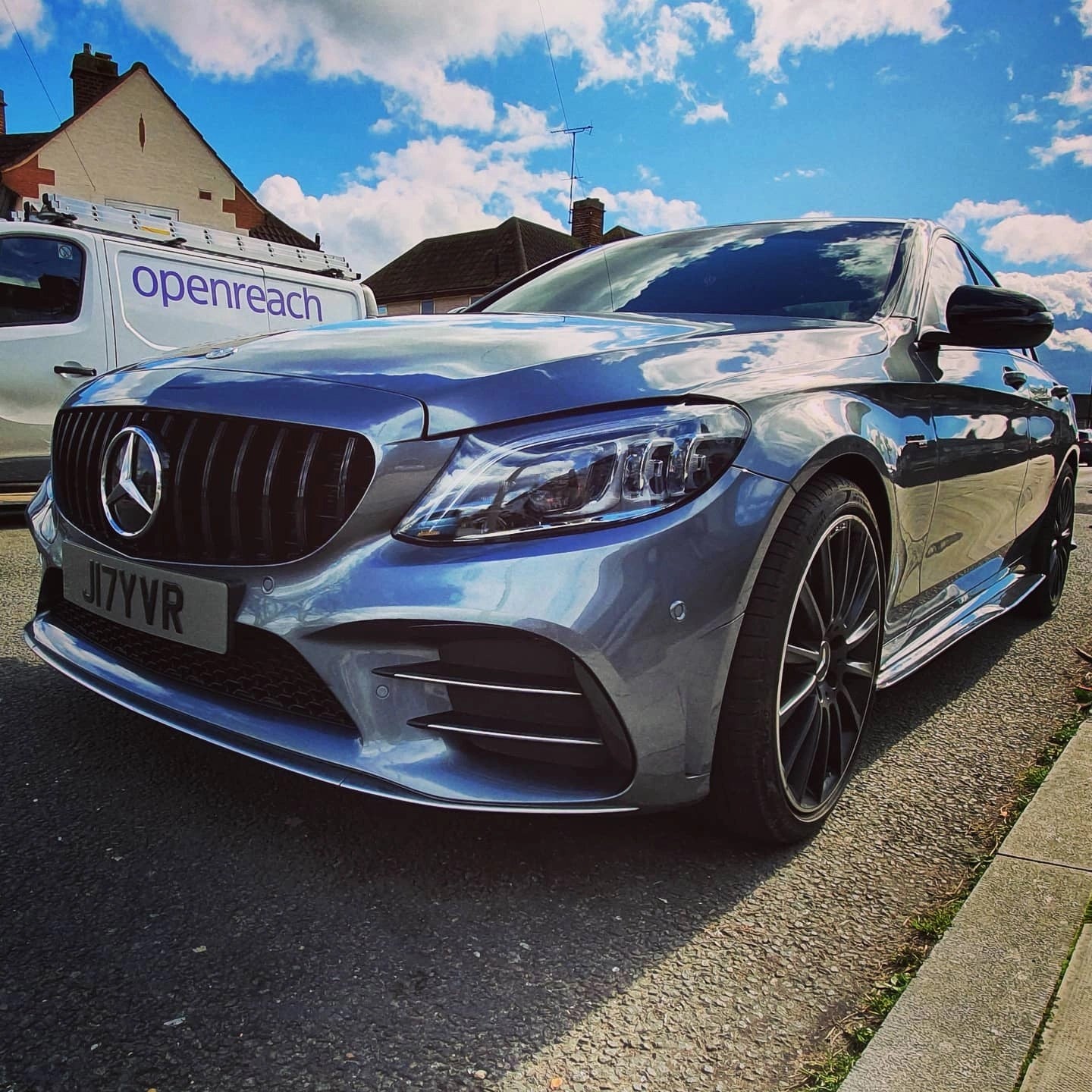 MercedesC63W205GTXSideSkirts(2015+)