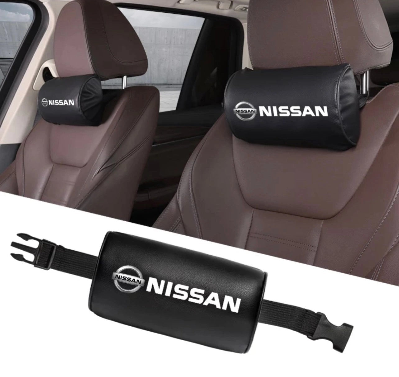 NissanCarHeadrestPillowsx2