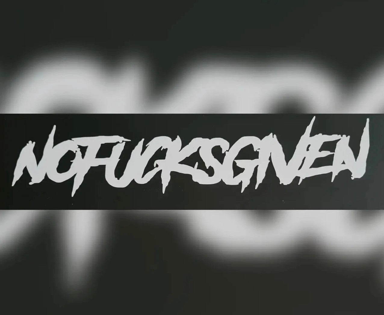 NoFu*ksGivenv2VinylCarSticker(AllColours&Sizes)
