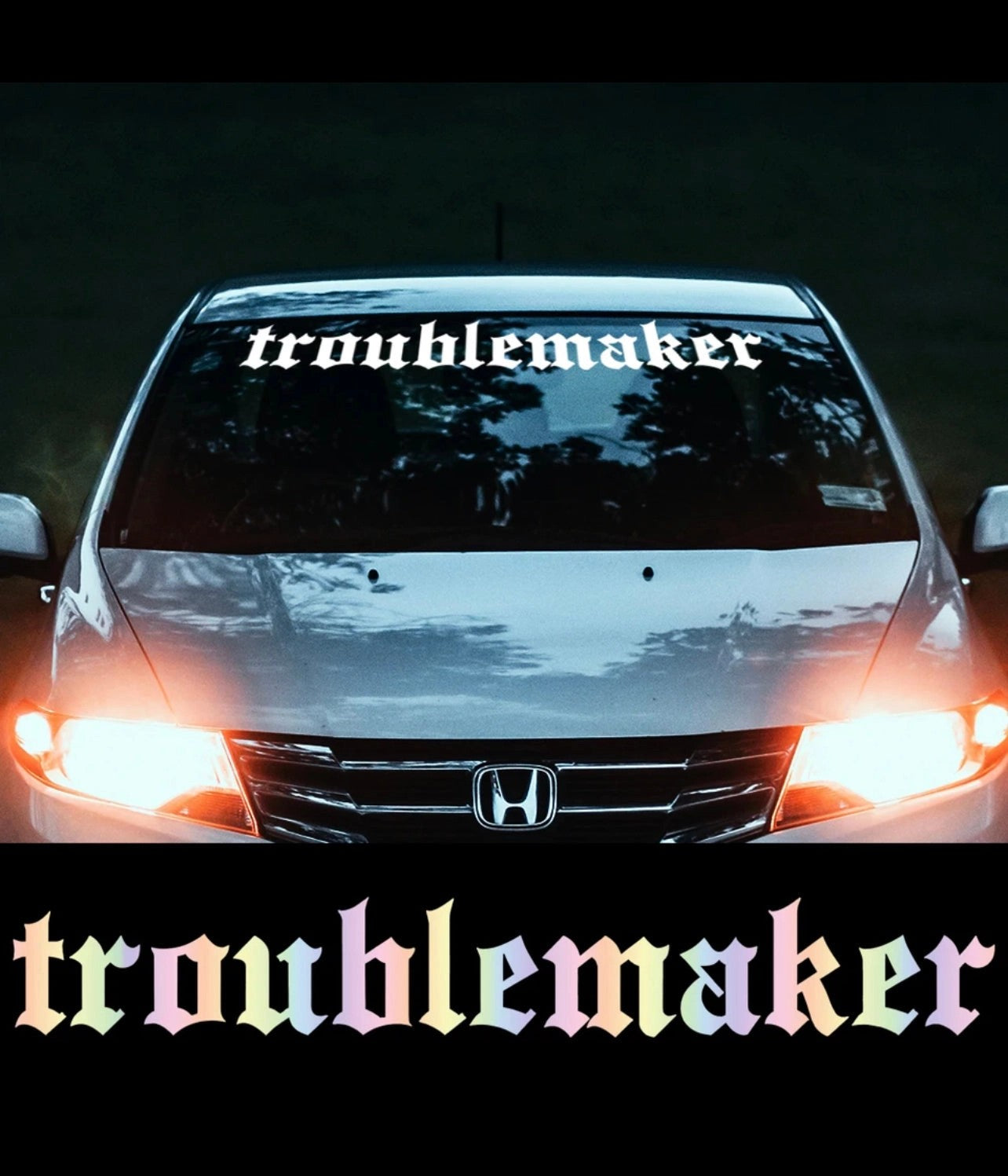 TroublemakerVinylCarSticker(AllColours&Sizes)