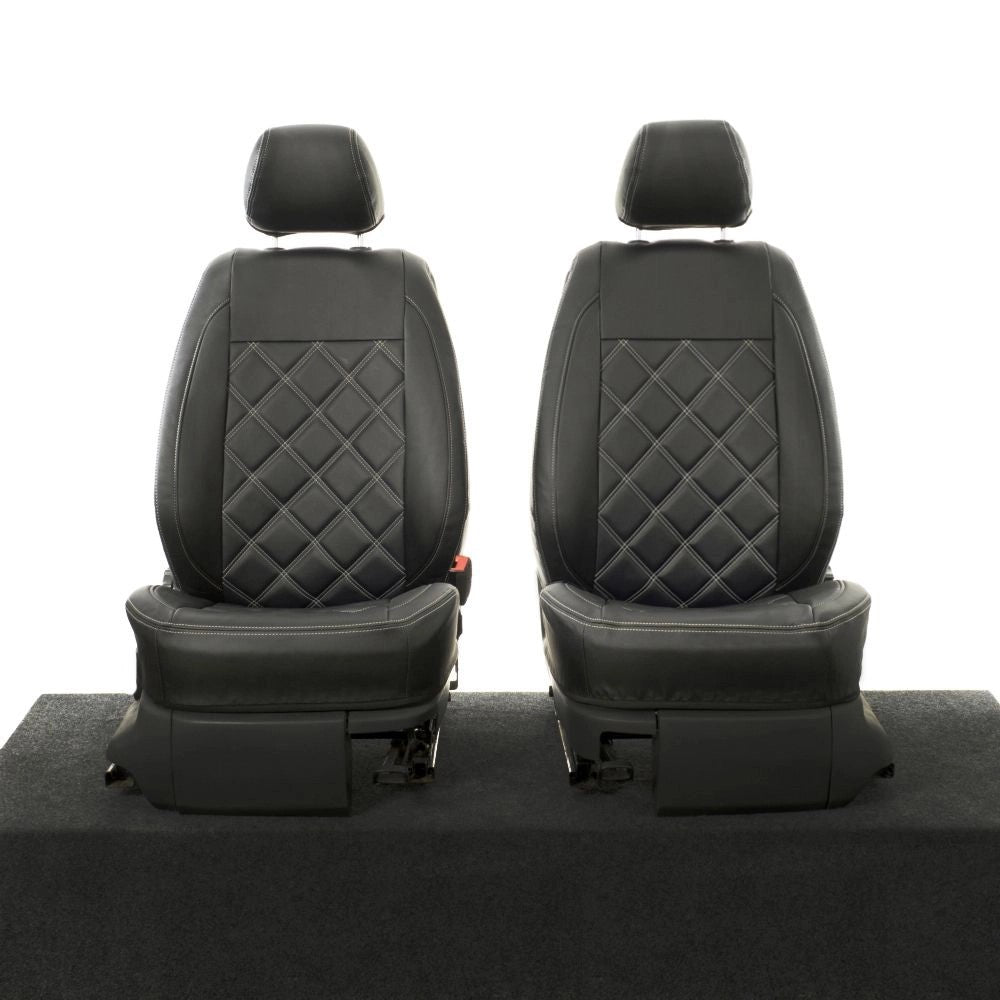 VolkswagenCaddyVan2004-2020LeatheretteSeatCovers-Front