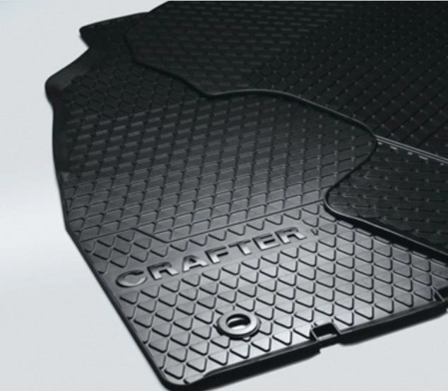 VWCrafterRubberFloorMats2006-2016