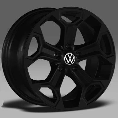 VWT6.118″5SpokeWheelMattBlack