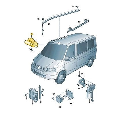 VWTransporter2003-2015SlidingRoofMotor