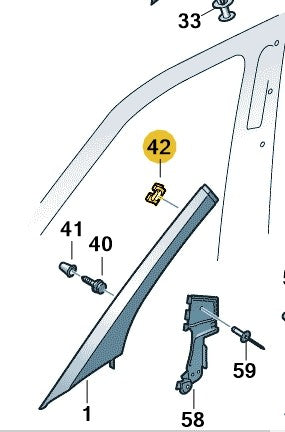 VWTransporter2003OnwardsA-PillarSpringClip