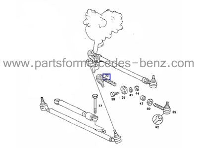 W123EClass1976-1985Track(Tie)RodEnd