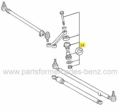 W124EClass1985-1995SteeringLeverRepairKit