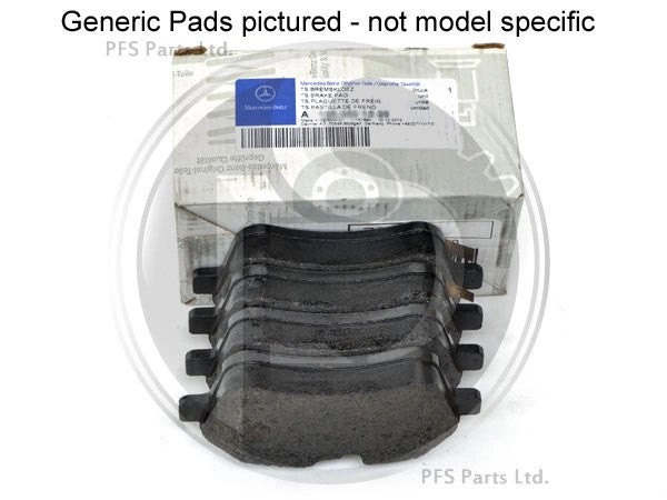 W203CClass’02-’07Estate(SeeDescr.)RearPads–Genuine