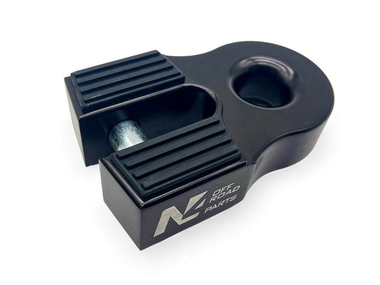 10TblackaluminumropestopforN4-Offroadsoftshackle