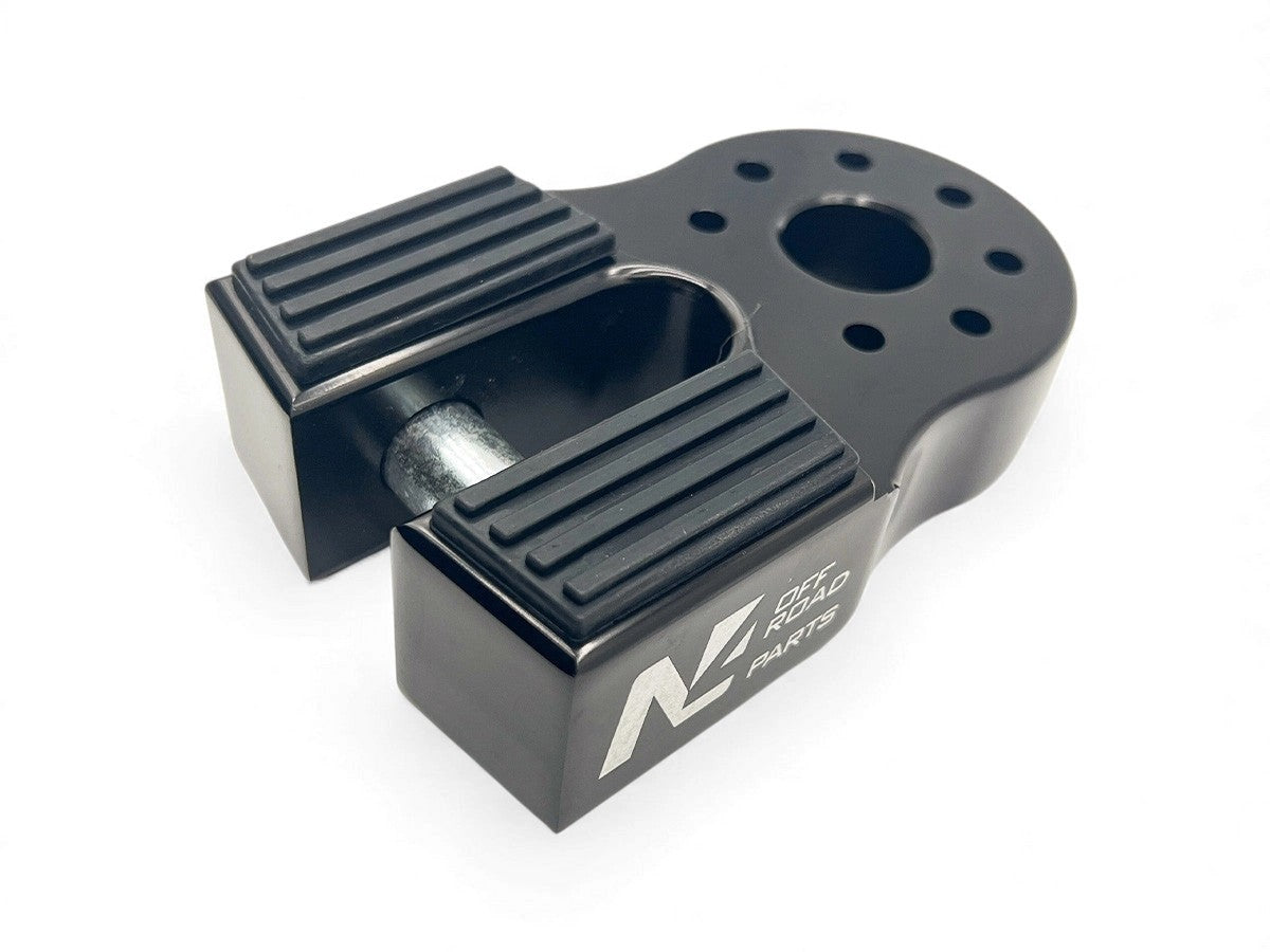 10TblackaluminumropestopforrigidshackleN4-Offroad
