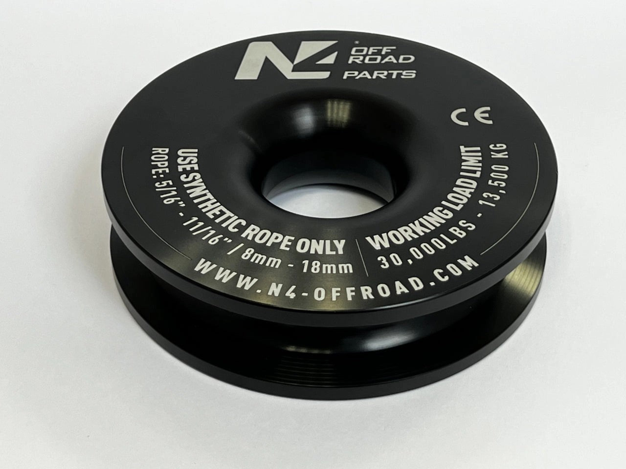 13.5TBlackAnodizedAluminumWinchingRingN4-Offroad