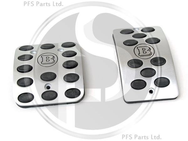 450SmartCity-Coupe/ForTwo1998-2006AluminiumBrabusPedalCovers(RHD)