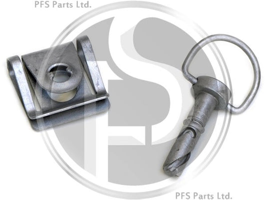 451SmartForTwo2007-2014Fastener&RetainerForEngineCoverCatch