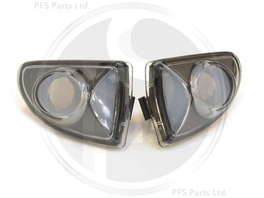 451SmartForTwo2007-2014SideMarkerLampSet(Black)