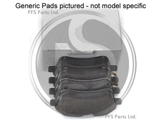 454SmartForFour2004-2006FrontBrakePads