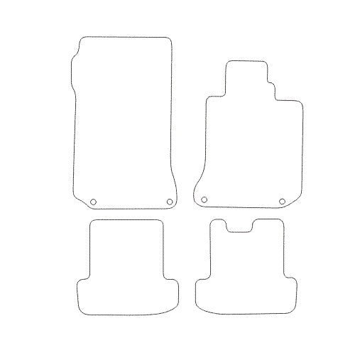 A207/C207E-Class2009-2017TailoredCarpetMatSet(ManualTransmission)