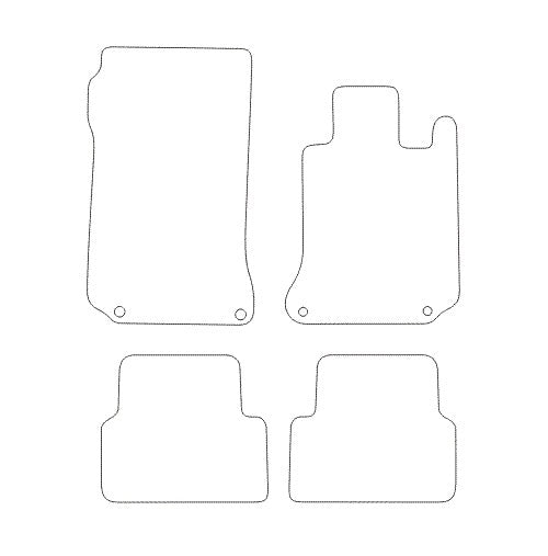A207/C207E-Class2009-2017TailoredCarpetMatSet(AutoTransmission)