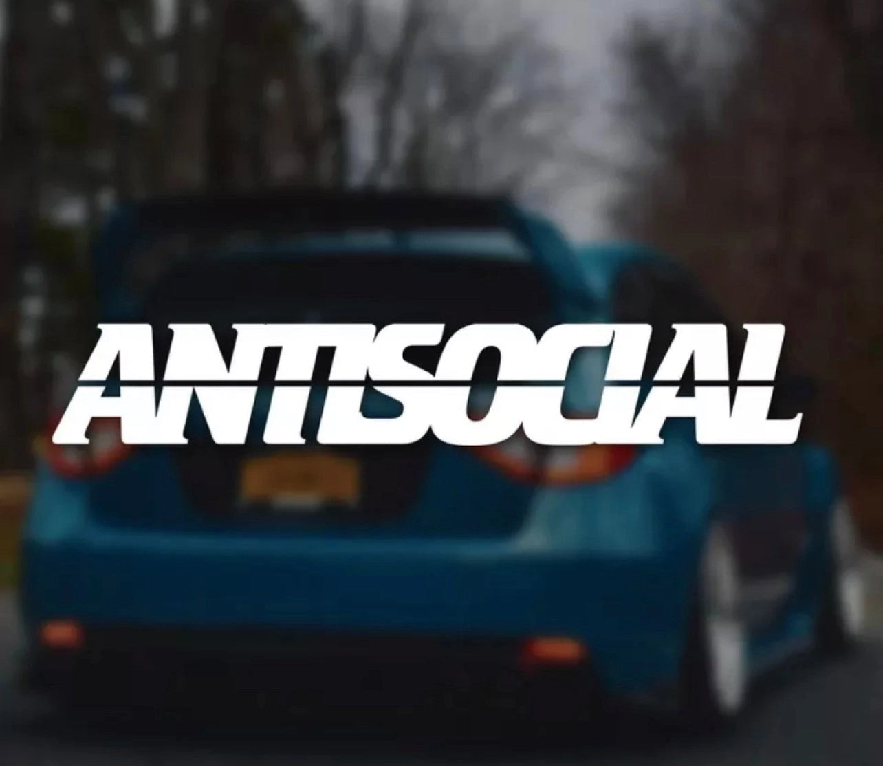AntisocialVinylCarSticker(AllColours&Sizes)