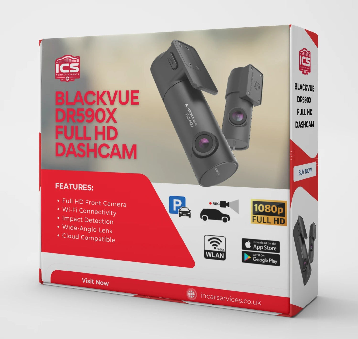 BlackVueDR590X-1CH(32GB)–FullHDDashCamwithProfessionalFittingAvailable