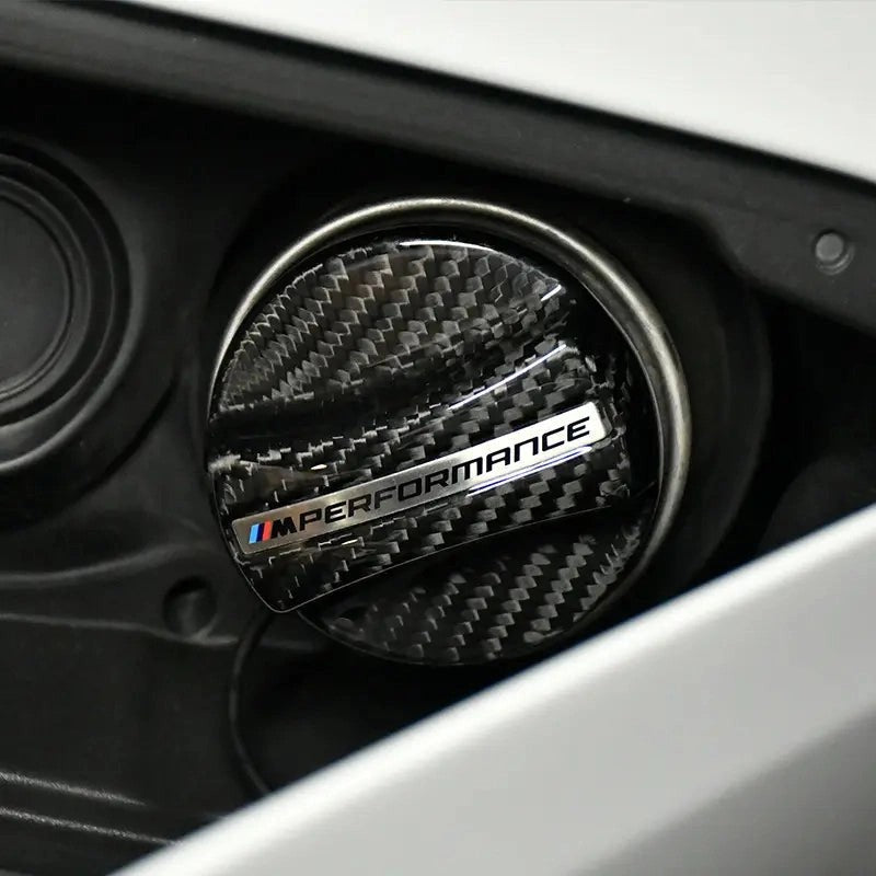 BMWMPerformanceGenuineCarbonFuelCapCover