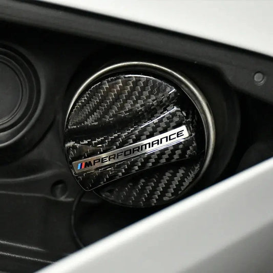 BMWMPerformanceGenuineCarbonFuelCapCover
