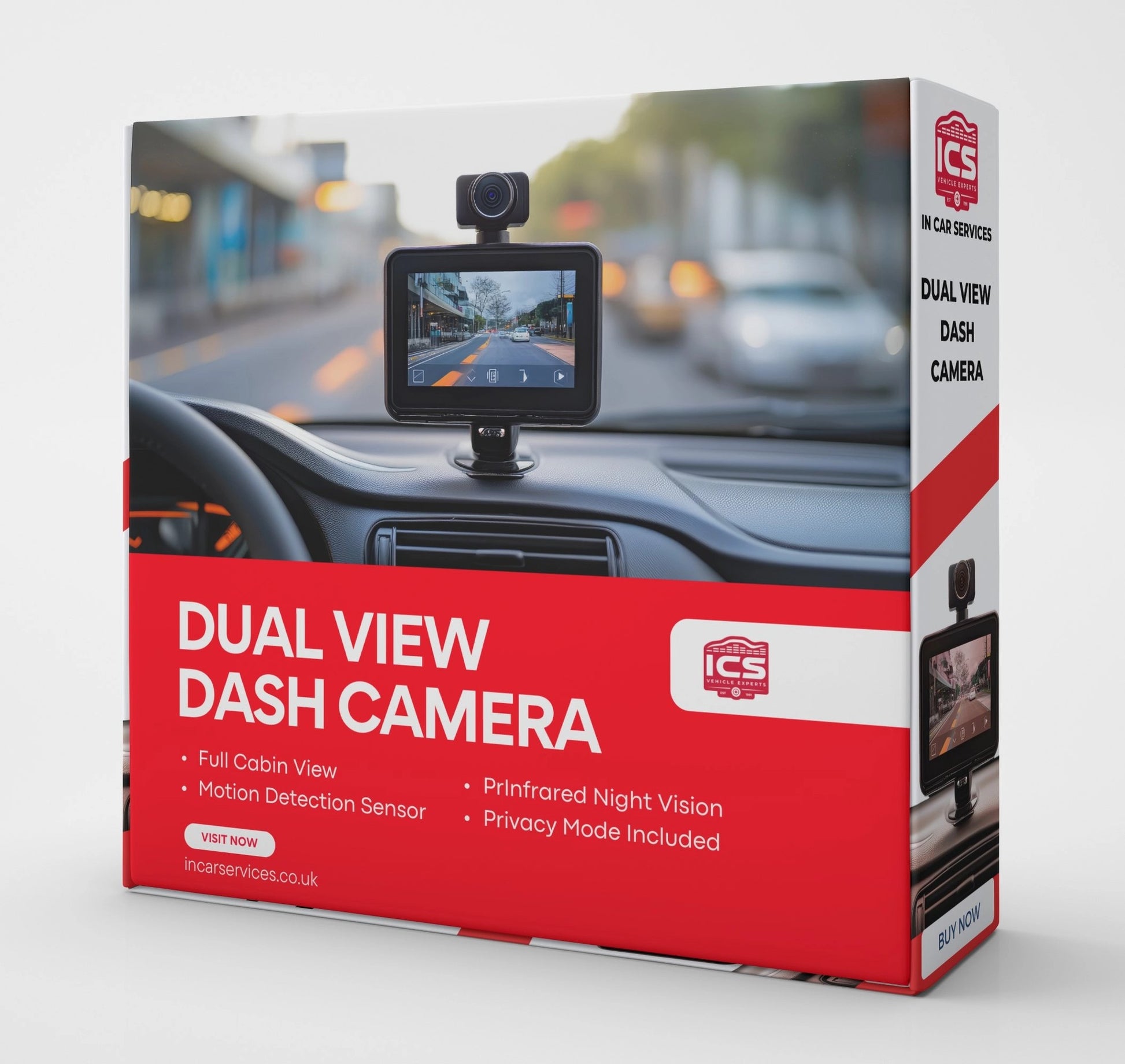 Dual-LensFrontandRearDashCamSystemwithProfessionalInstallation