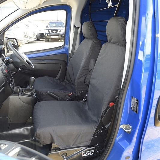 FiatFiorinoVan2008+TailoredSeatCovers-TwoFrontSeatsFoldDownPassengerSeat