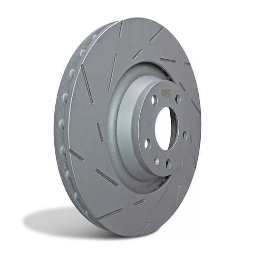 FocusST225EBCUSRSlottedRearBrakeDiscs