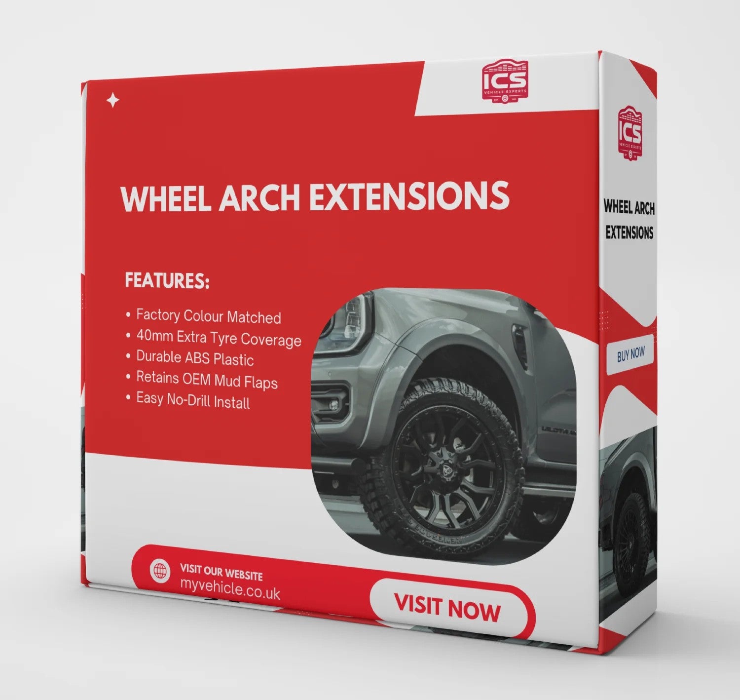 FordRangerWildtrak(2023-Present)StylishWheelArchExtensionKit–Supplied&ProfessionallyFitted