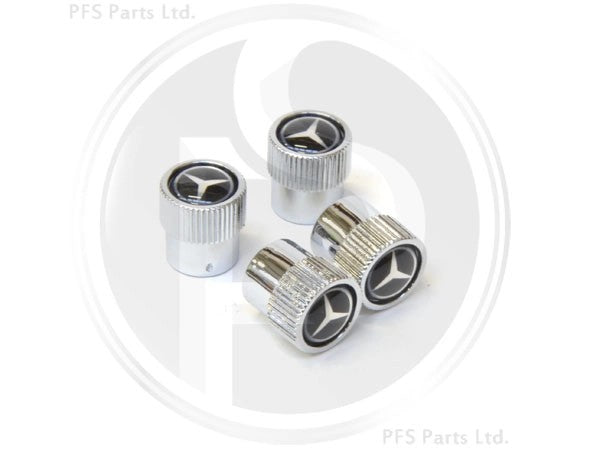 GenuineMercedesLogoValveCapSet(4)
