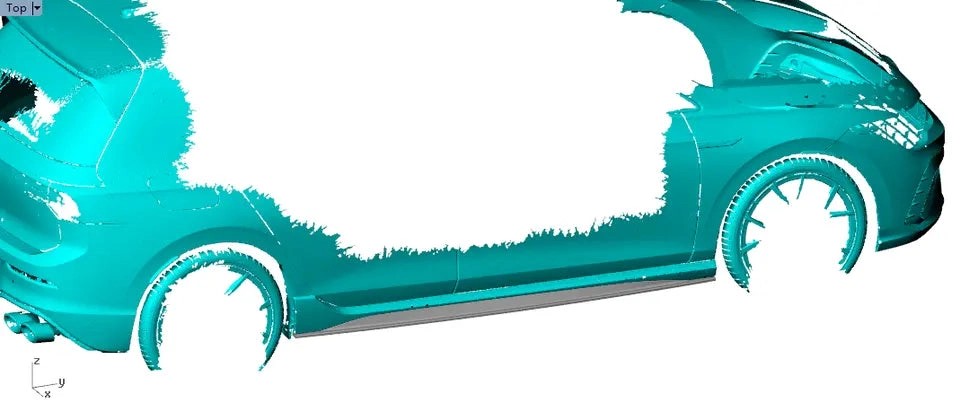 GolfRCarbonSideSkirts(MK8)2021+