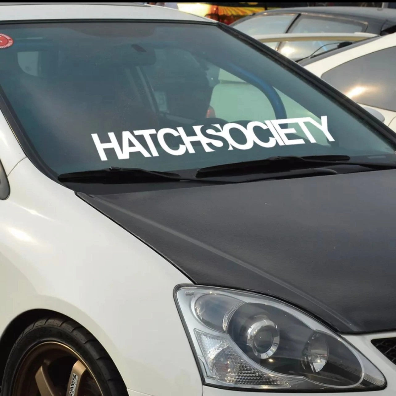 HatchSocietyVinylCarSticker(AllColours&Sizes)