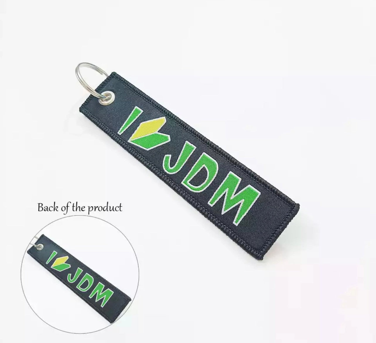 ILoveJDMCarKeyringJettag