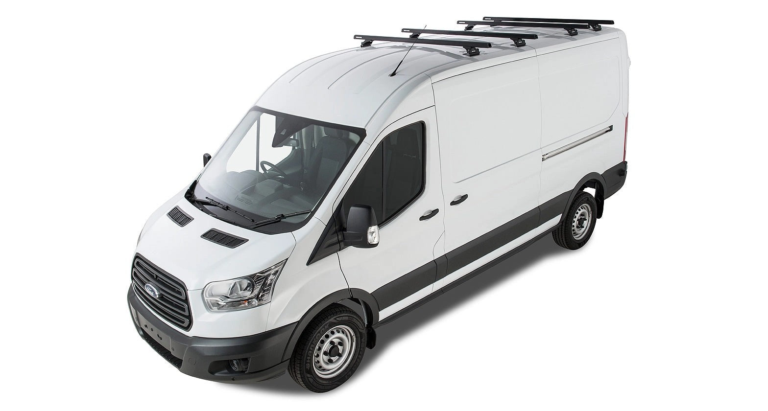 Kit4LoadBarsblackHeavyDuty1800mmwithfeetRLTPFordTransit2014+-RHINO-RACK