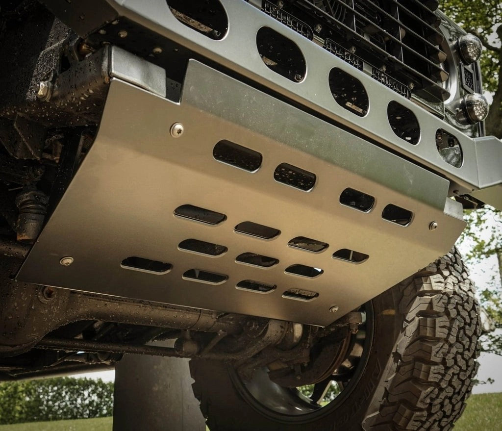 LandRoverDefender-LightweightCNCMachinedAluminiumSteeringGuard