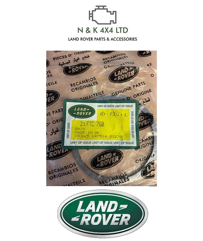 LANDROVERDEFENDER87-06LT230GENIUNEFRONTOUTPUTBEARINGSHIM2.85m-FTC760LR.